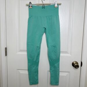 NVGTN Seamless Leggings - Small - Turquoise/Light Green